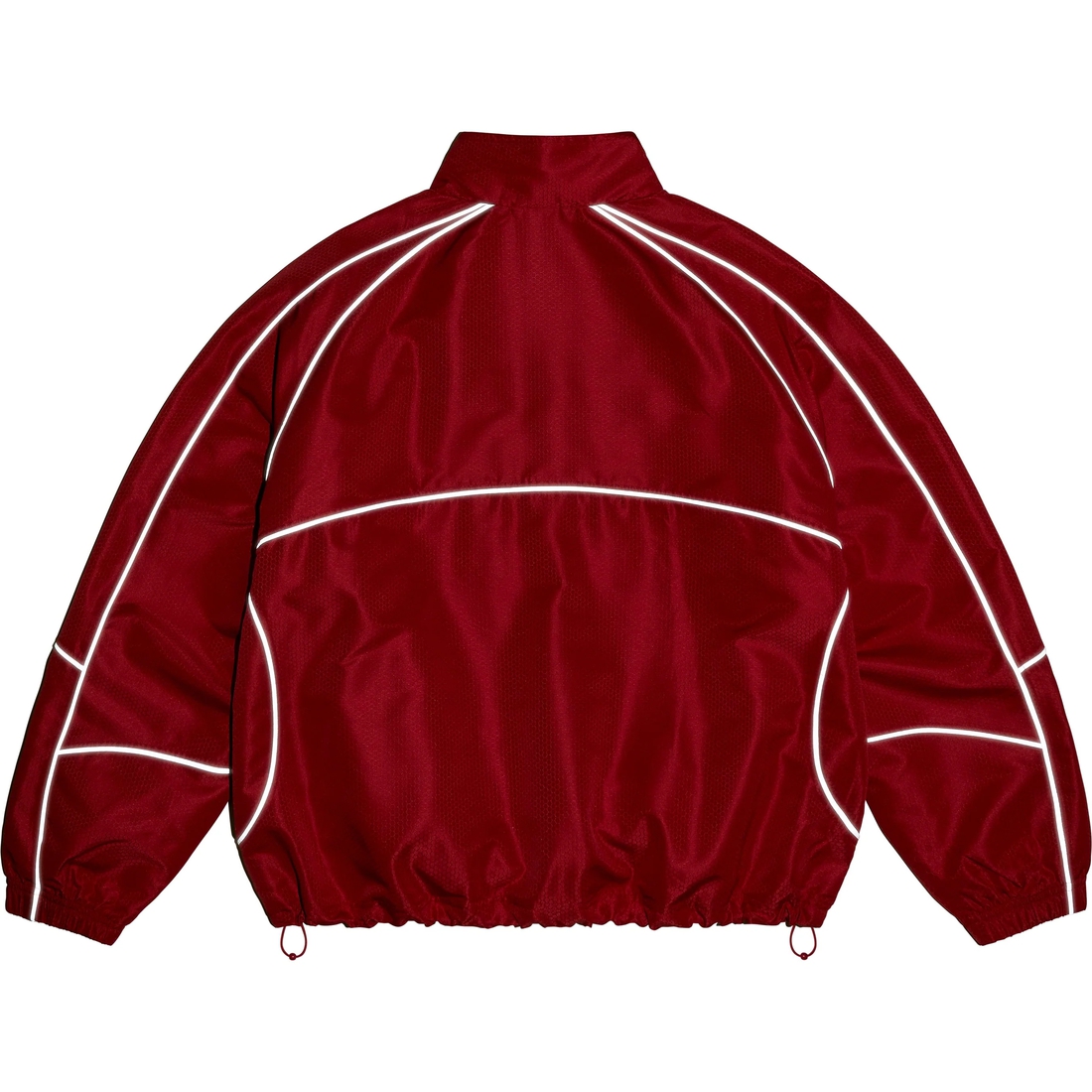 Supreme Reflective Piping Pullover (FW24) - Red - $178
