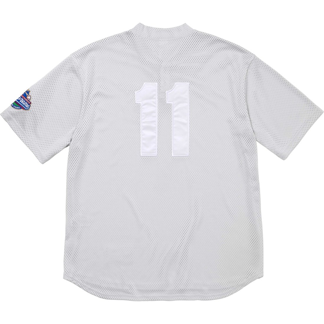 Supreme S Logo Baseball Henley (FW24) - Grey - $118