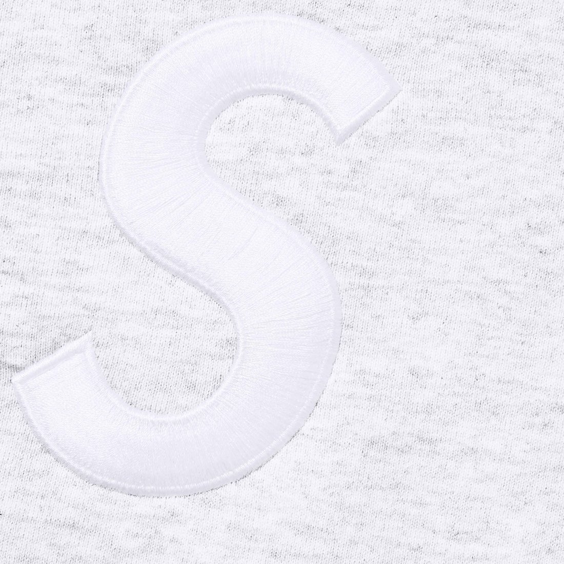 Supreme S Logo Zip Up Hooded Sweatshirt (FW24) - Ash Grey - $168