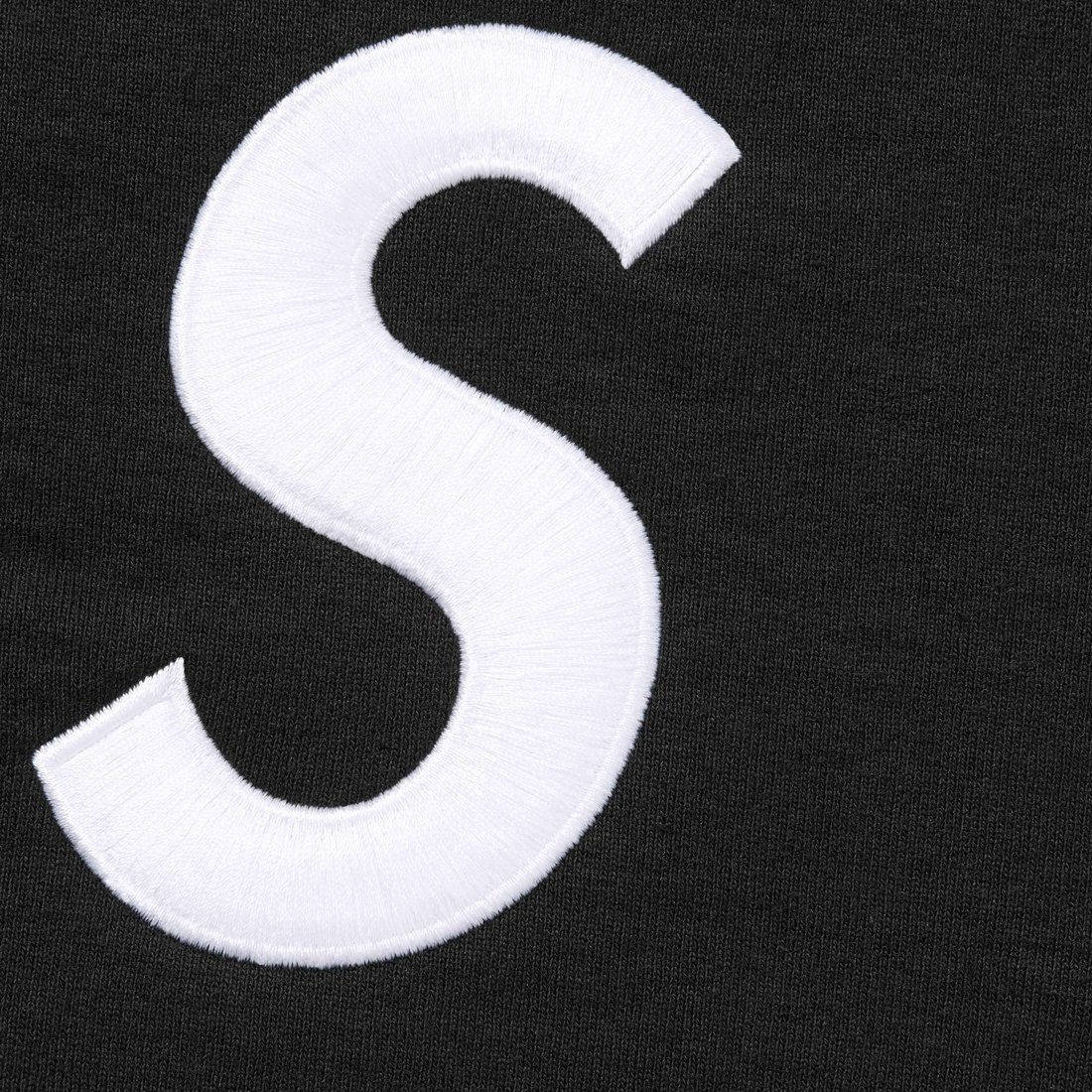 Supreme S Logo Zip Up Hooded Sweatshirt (FW24) - Black - $168