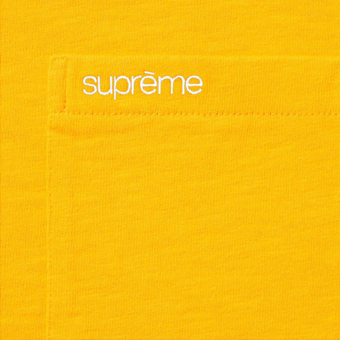 Supreme S S Pocket Tee (FW24) - Gold - $60