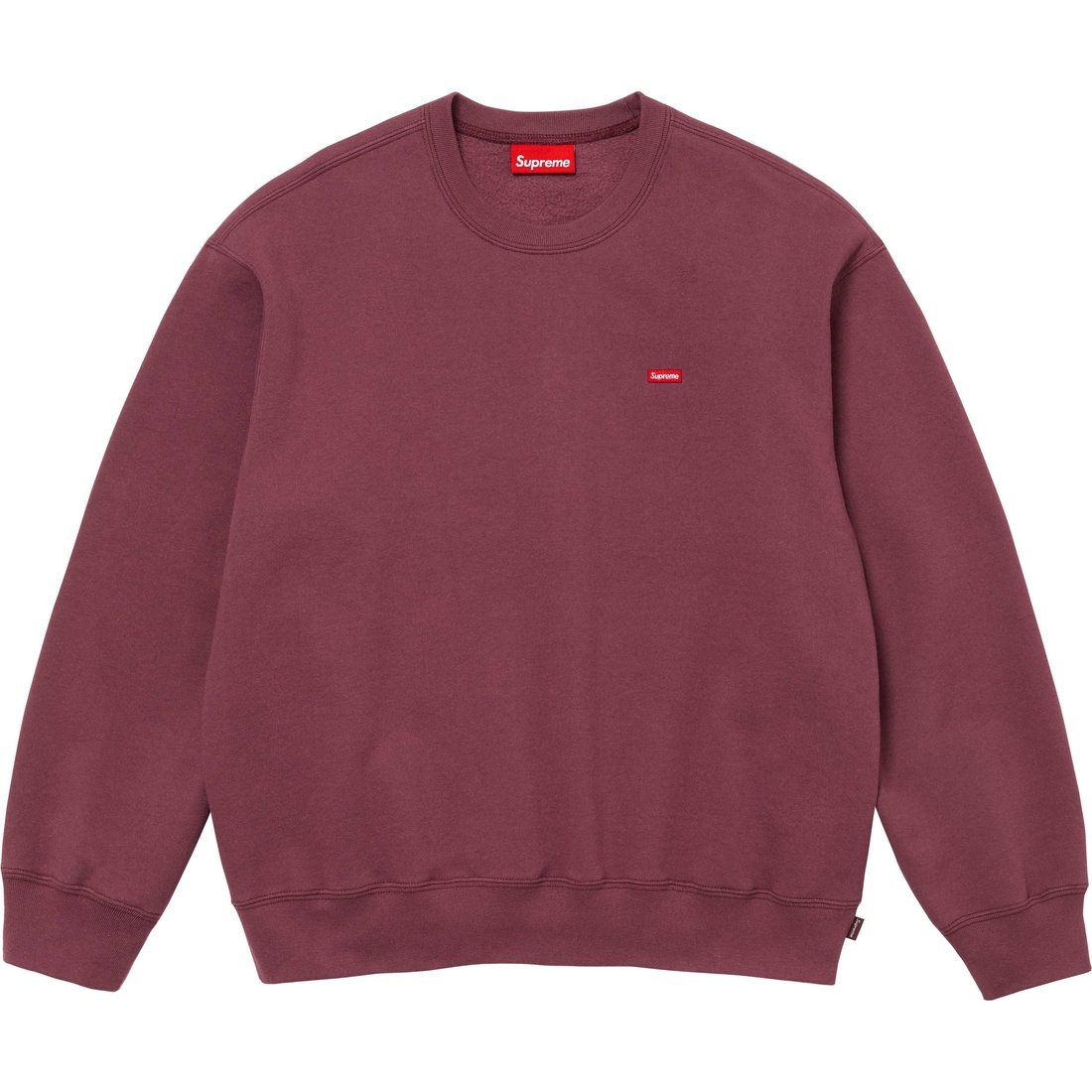 Supreme Small Box Crewneck (FW24) - Maroon - $138