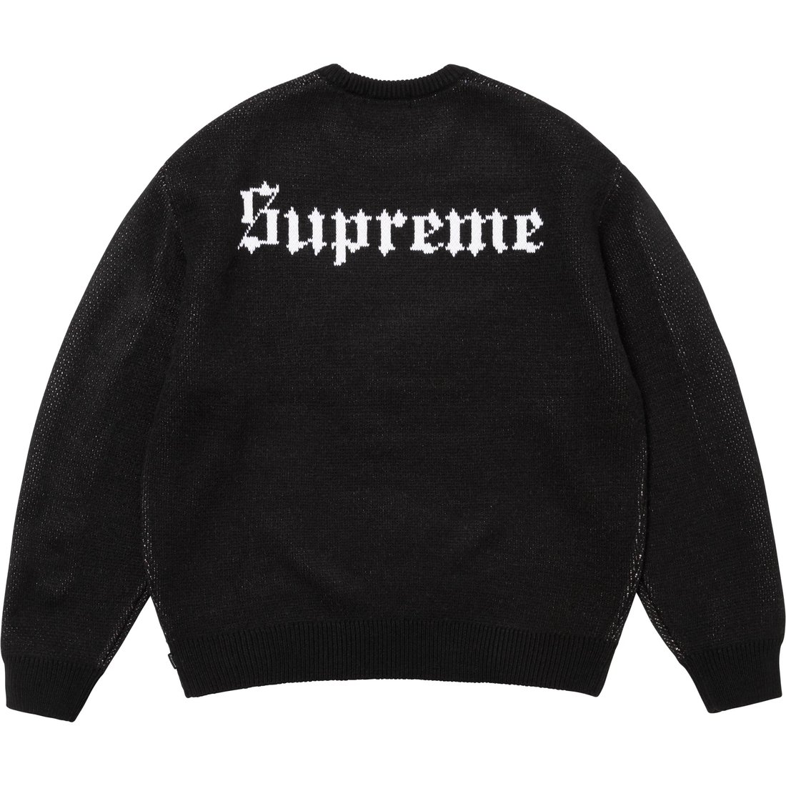 Supreme Snow White Sweater (FW24) - Black - $188