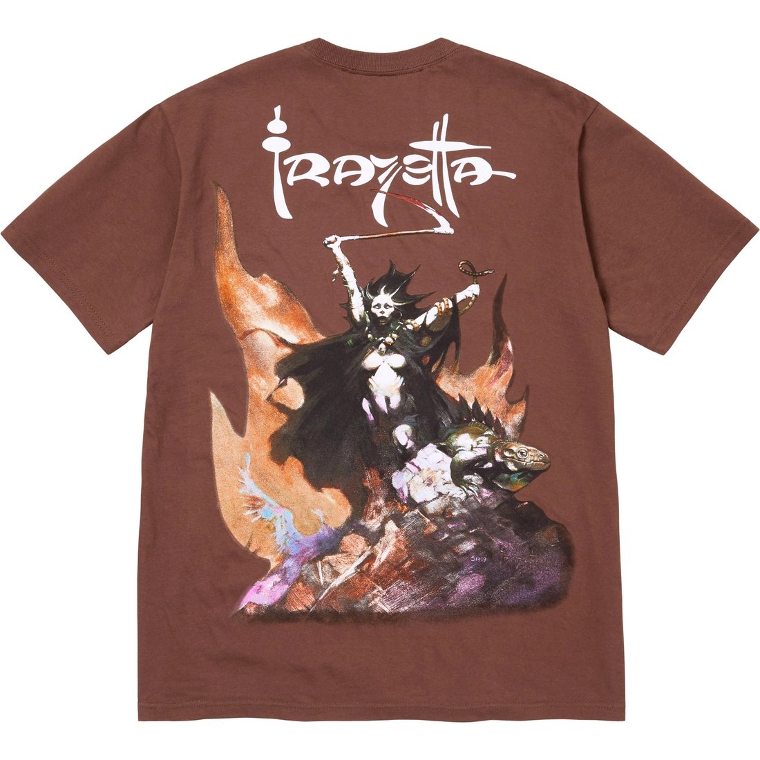 Supreme Supreme Frank Frazetta Woman With Scythe Tee (FW24) - Brown - $48