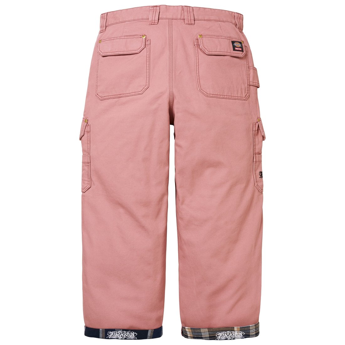 Supreme Supreme Dickies Flannel Lined Cargo Pant (FW24) - Pink - $168