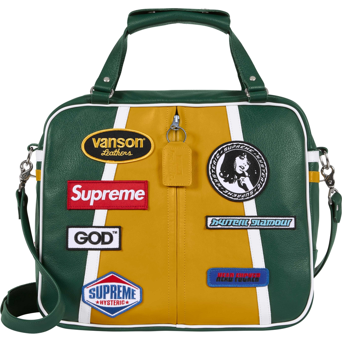 Supreme Supreme HYSTERIC GLAMOUR Vanson Leathers Bag (FW24) - Green - $698