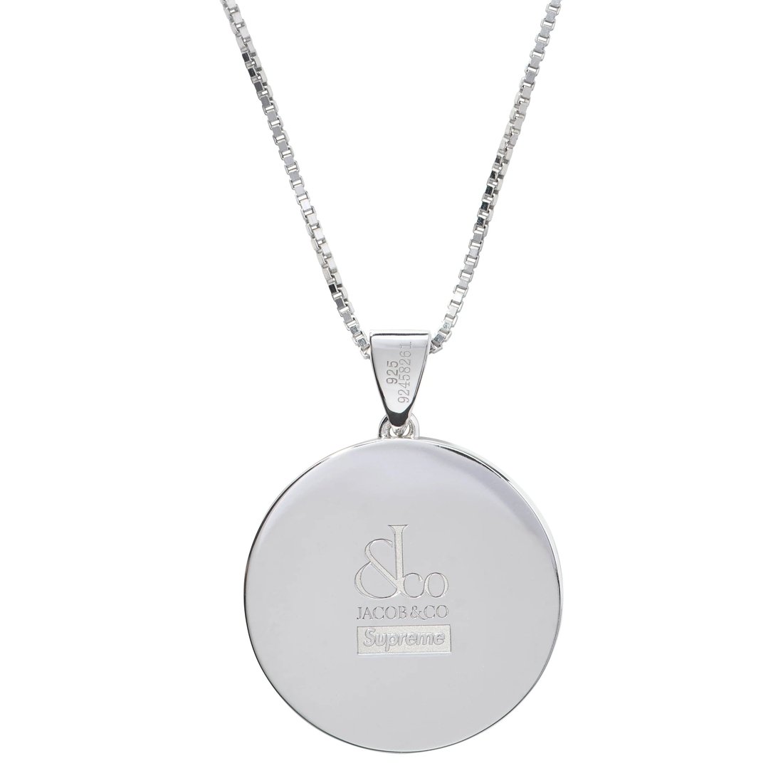 Supreme Supreme Jacob&Co Sterling Silver Zodiac Pendant (FW24) - Silver - Taurus - $598