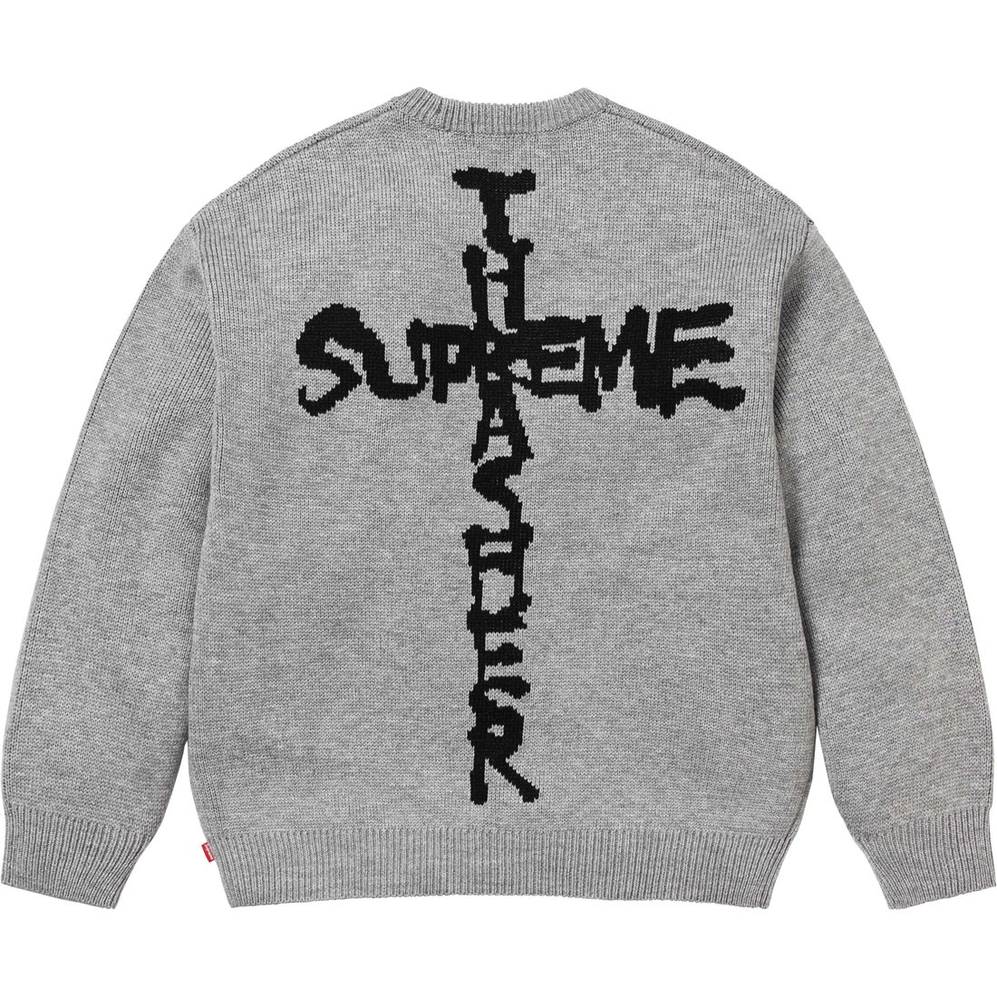 Supreme Supreme Thrasher Sweater (FW24) - Heather Grey - $168