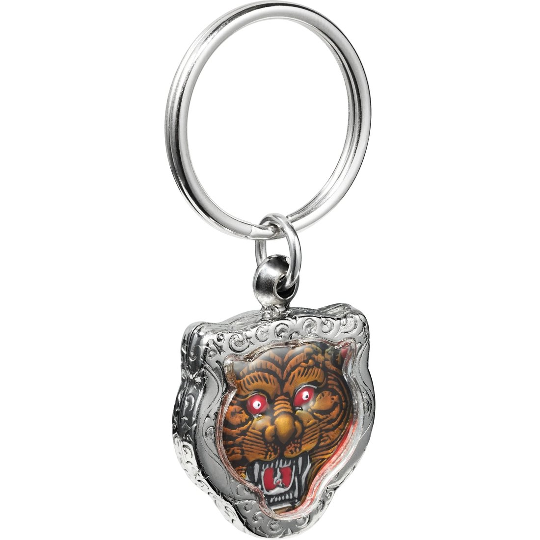 Supreme Tiger Keychain (FW24) - Silver - $28