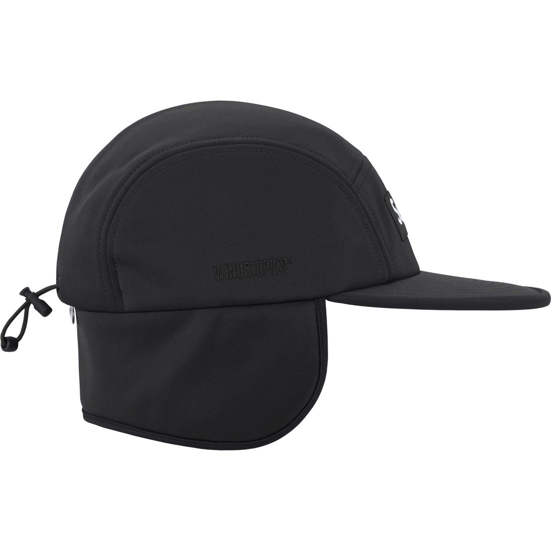 Supreme WINDSTOPPER Earflap Camp Cap (FW24) - Black - $60