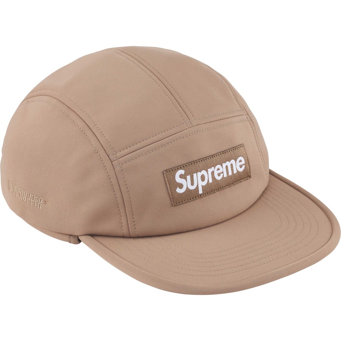 Supreme WINDSTOPPER Earflap Camp Cap (FW24) - Taupe - $60