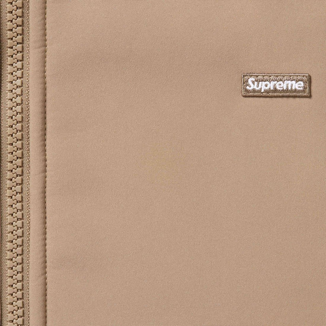 Supreme WINDSTOPPER Zip Up Hooded Sweatshirt (FW24) - Taupe - $198