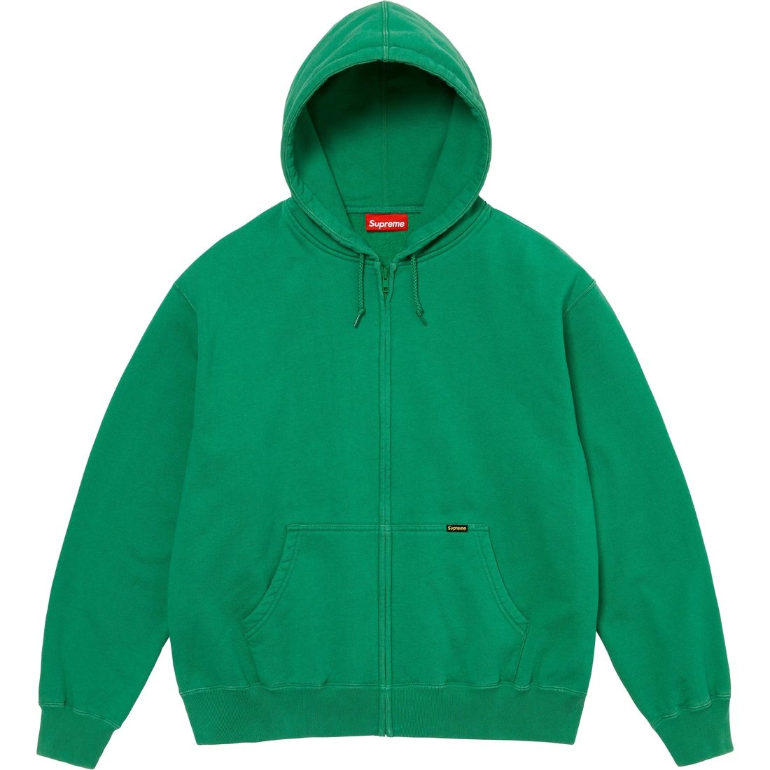 Supreme Work Zip Up Hooded Sweatshirt (FW24) - Green - $138
