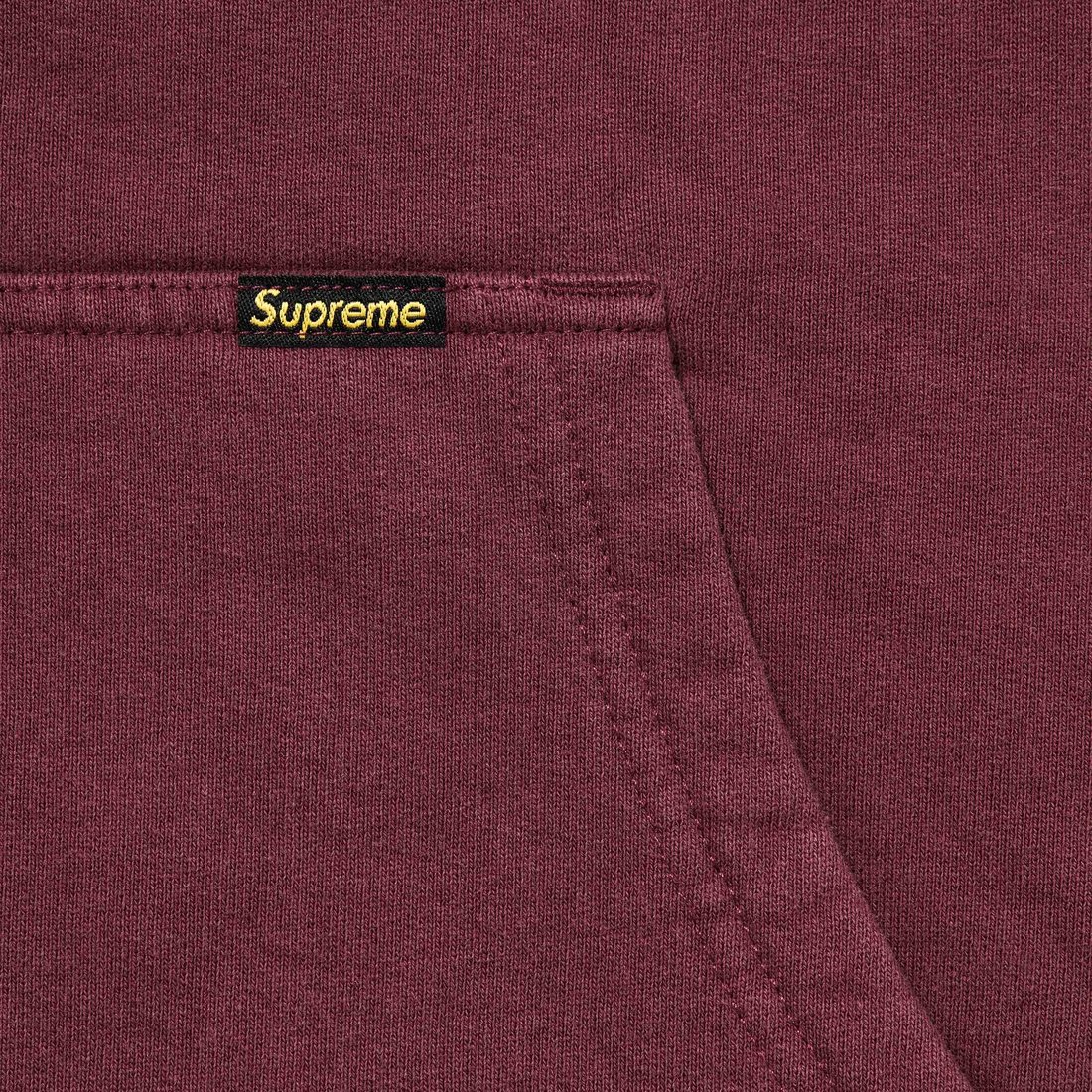 Supreme Work Zip Up Hooded Sweatshirt (FW24) - Maroon - $138