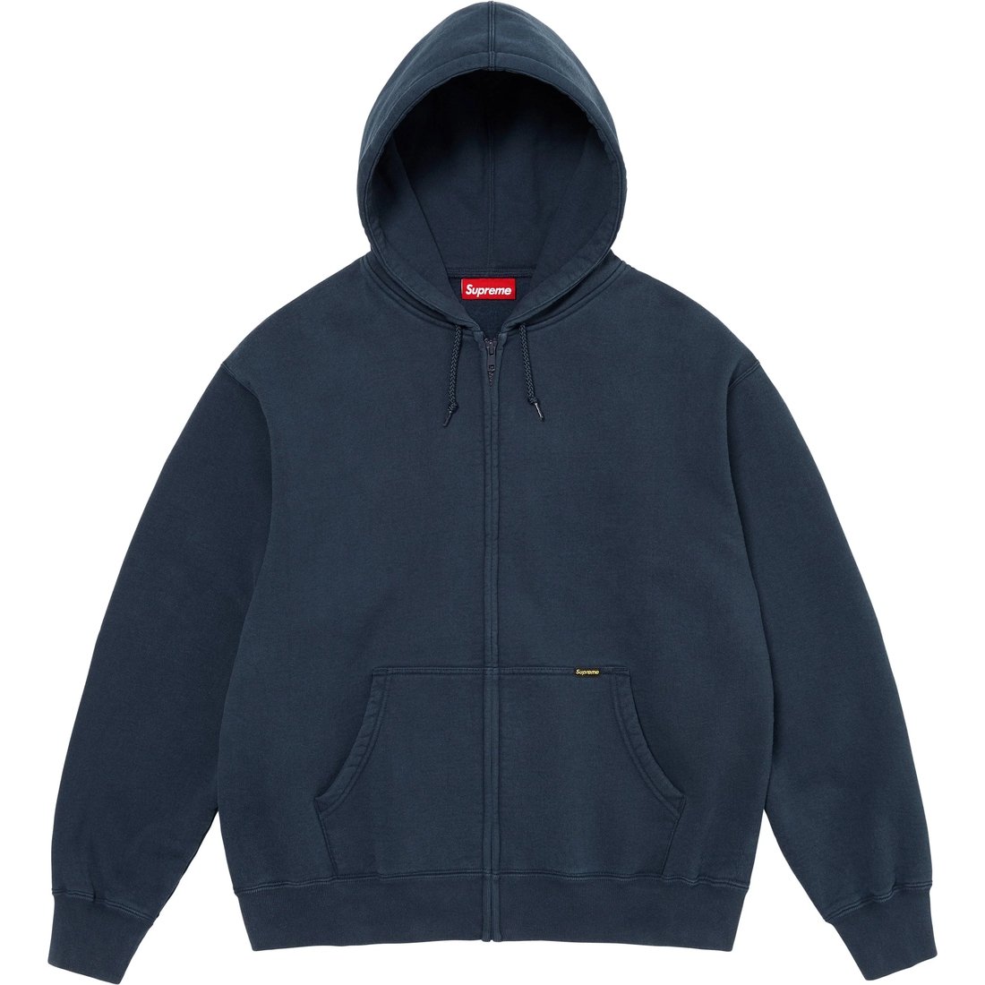 Supreme Work Zip Up Hooded Sweatshirt (FW24) - Navy - $138