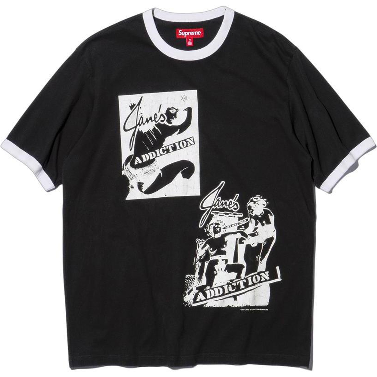 Supreme Jane's Addiction Ringer Tee (FW24) - $78