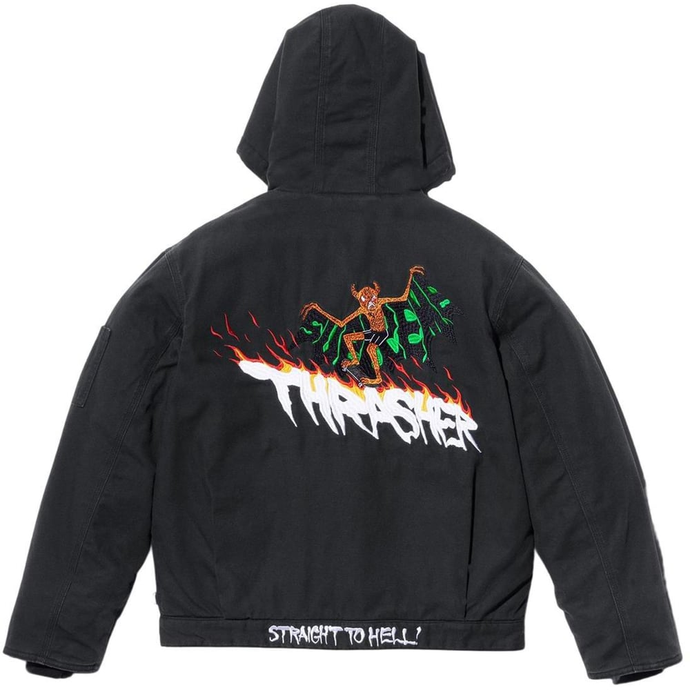 Supreme Supreme Thrasher Hooded Work Jacket (FW24) - $228
