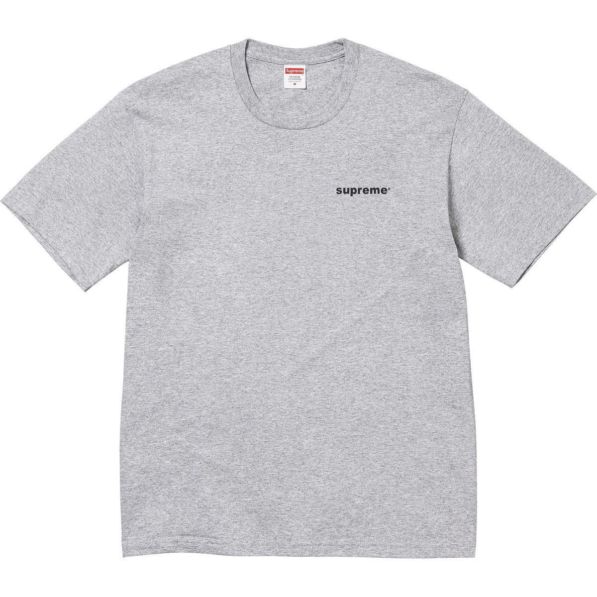 Supreme Fuck Money Tee (FW24) - Heather Grey - $40