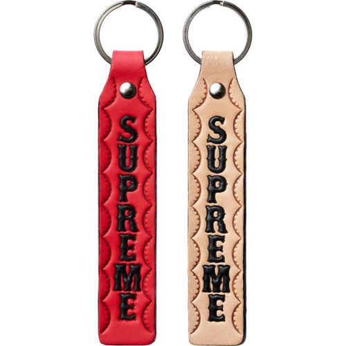 Supreme Leather Strap Keychain for spring summer 12 season
