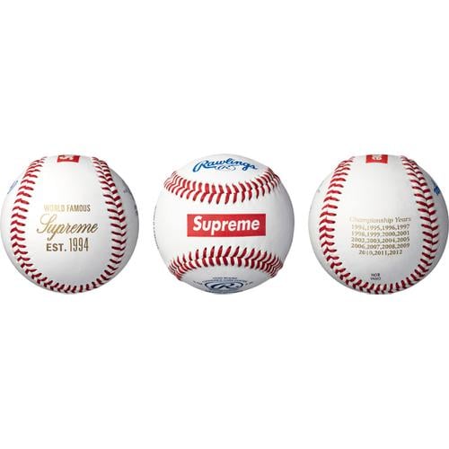Details on Supreme Rawlings Baseball from spring summer 2012
