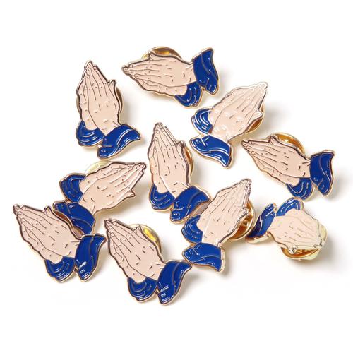 Details on Praying Hands Pin from spring summer
                                            2012