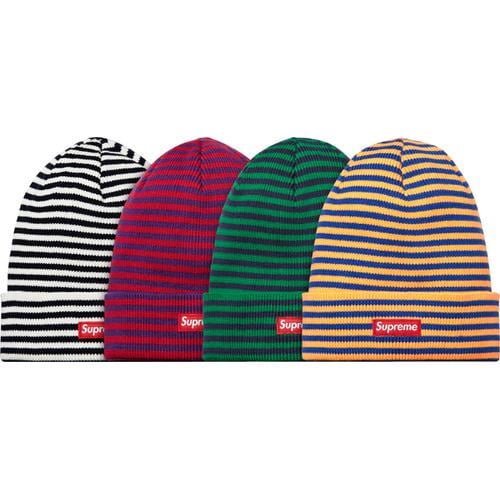 Supreme Striped Beanie for spring summer 12 season