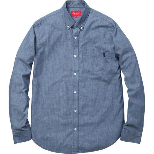 Details on Striped Selvedge Chambray Shirt from spring summer
                                            2012
