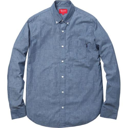 Supreme Striped Selvedge Chambray Shirt for spring summer 12 season