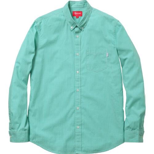 Supreme Gingham Shirt for spring summer 12 season