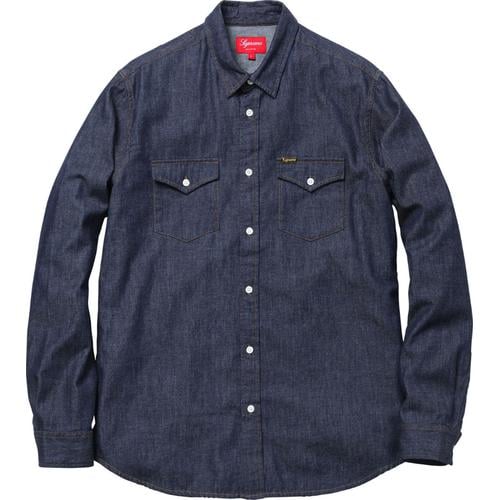 Supreme Denim Western Shirt for spring summer 12 season