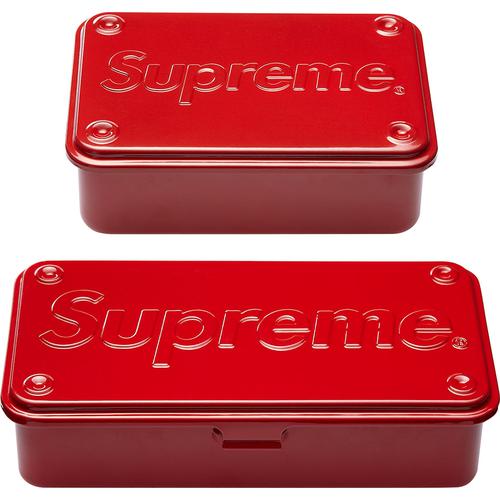 Supreme Large & Small Flip Top Metal Box for spring summer 13 season