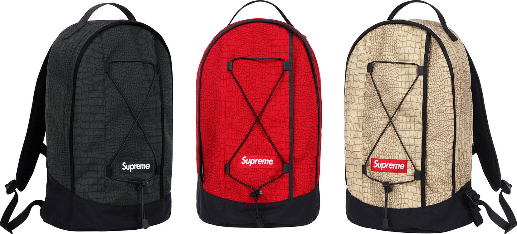 supreme backpack croc