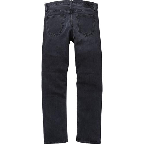 Supreme Stone Washed Black Slim Jean for spring summer 13 season