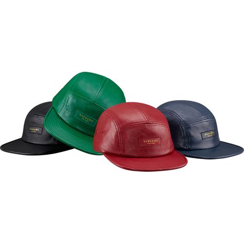 Supreme Leather Camp Cap for spring summer 13 season