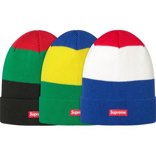 Supreme Big Striped Beanie for spring summer 13 season