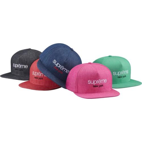 Supreme Classic Logo Denim 5-Panel for spring summer 13 season