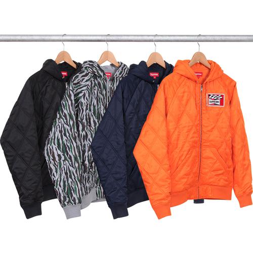 Supreme Quilted Hooded Jacket for spring summer 13 season