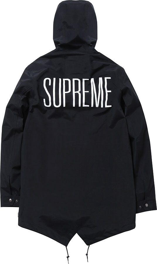 supreme Taped Seam Fishtail Parka 希少 s-