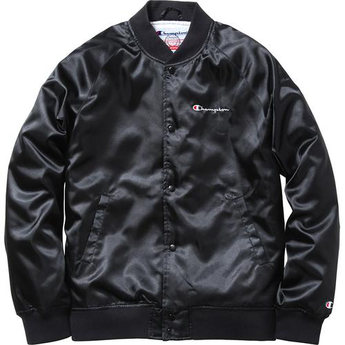 Details on Supreme Champion Satin Jacket None from spring summer
                                                    2013