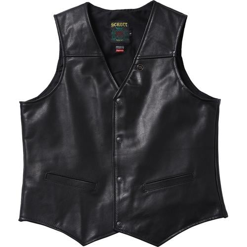 Details on Supreme Schott Vest None from spring summer
                                                    2013