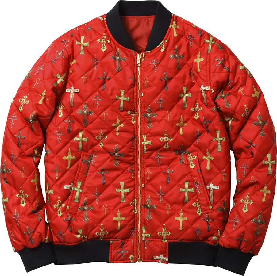 Supreme Crosses Reversible Bomber Jacket