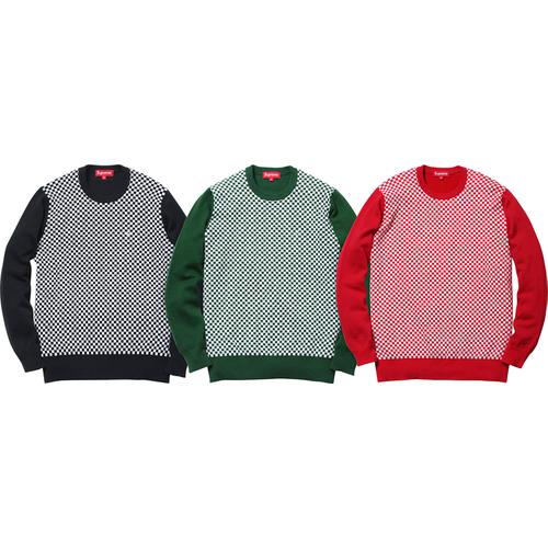 Supreme Checkered Sweater for spring summer 13 season