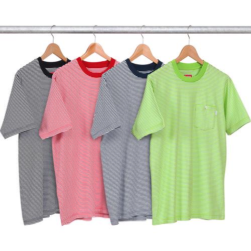 Supreme Thin Striped Pocket Tee for spring summer 13 season