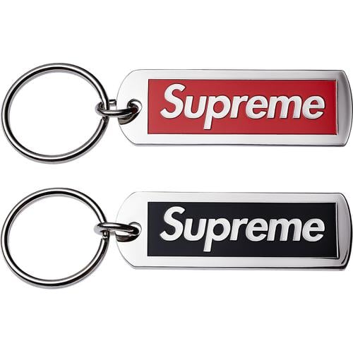 Supreme Metal Tag Keychain for spring summer 14 season