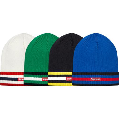 Supreme Striped Cuff Beanie for spring summer 14 season