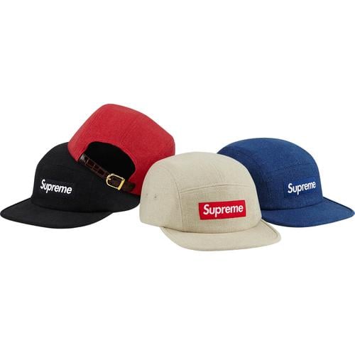 Supreme Linen Croc Strap Camp Cap for spring summer 14 season