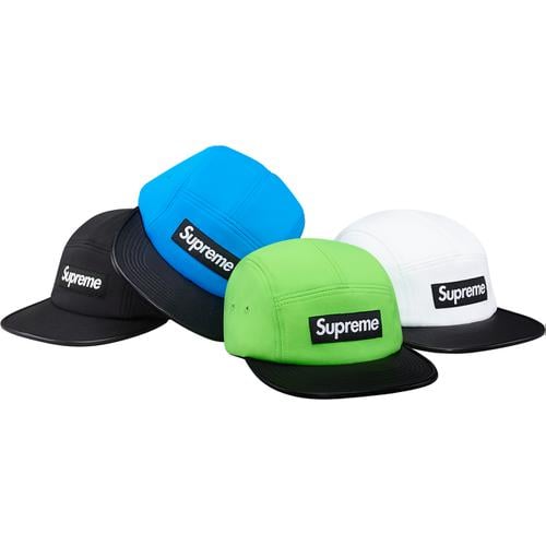 Supreme Neoprene Leather Camp Cap for spring summer 14 season