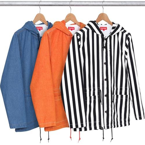 Supreme Hooded Denim Parka for spring summer 14 season