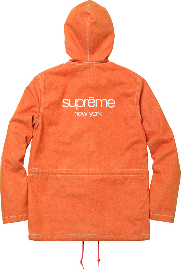 Hooded Denim Parka - spring summer 2014 - Supreme