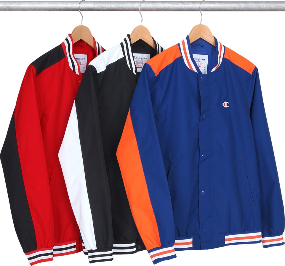 supreme warm up jacket